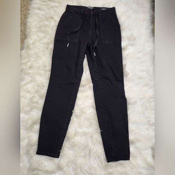 Judy Blue women's Hi-waisted cuffed drawstring stretch denim Sz 9/29 - Picture 5 of 10